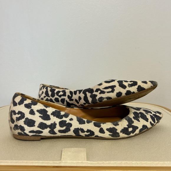 J Crew Leopard Flats